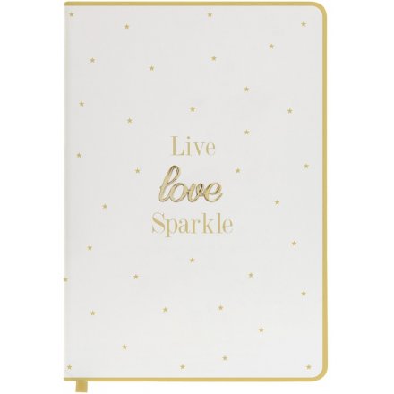 'Live Love Sparkle' Oh So Notebook