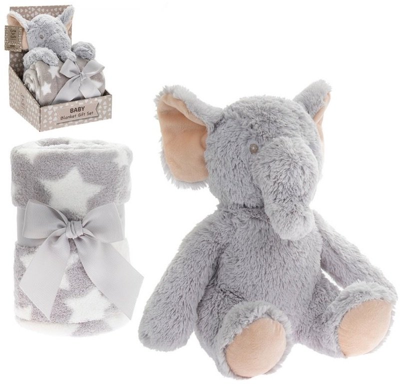 LP43838 / Elephant Soft Toy & Blankie Set 46214 Kids / Soft Toys