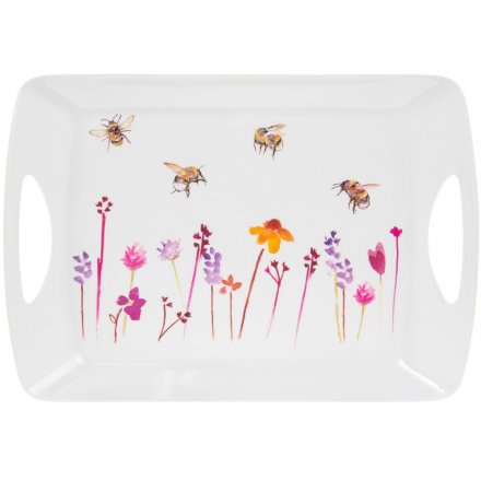 Busy Bee Garden Serving Tray - Large  33cm