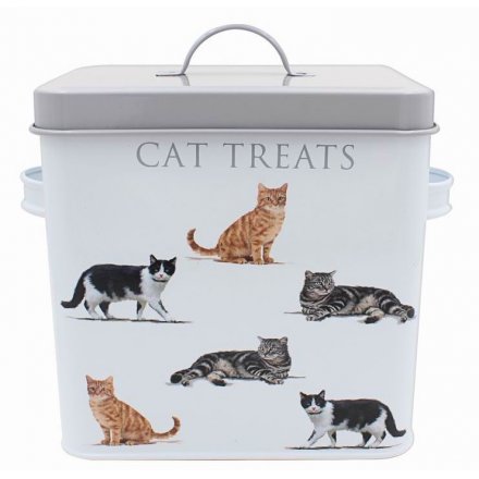 Cat Printed Treats Box  