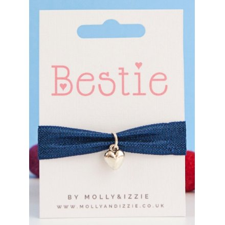1.5 cm Stretchy Blue Bracelet - Bestie
