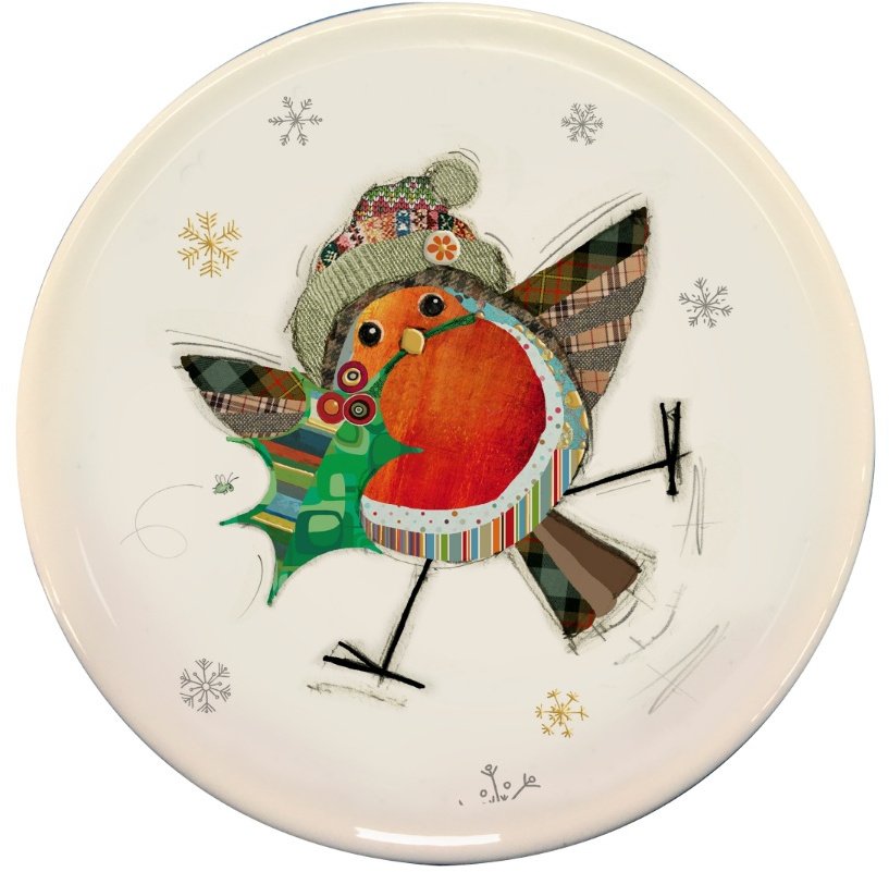 Bug Art Festive Robin Mug & Coaster 46517 Christmas