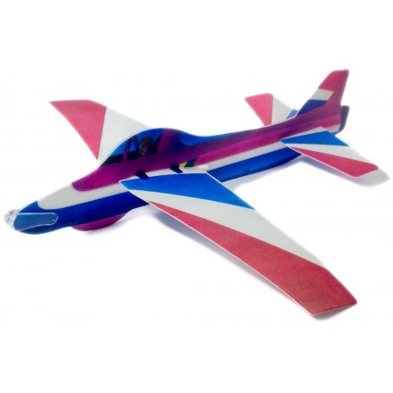 Blue and Red Foam Glider 