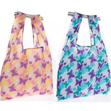 Assorted Colourful Butterfly Shopping Bags 