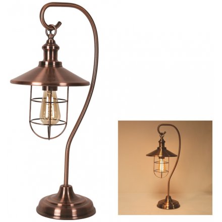 Bronze Edison Bulb Desk Lamp 
