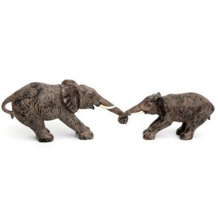 Strong Bond Mother and Baby Elephant Ornament 