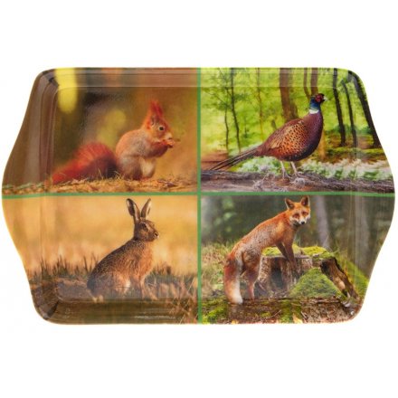 Small Wildlife Serving Tray 21cm