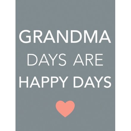 Small Grey Magnet - Grandma Days 
