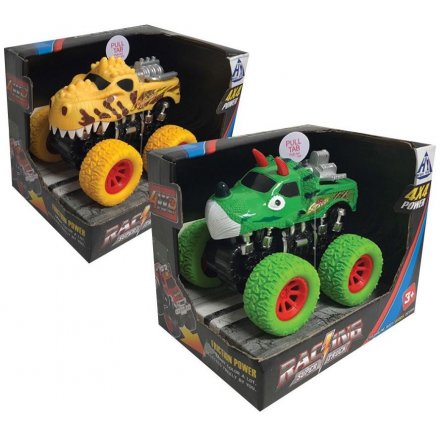 Racing Dino Super Trucks With Light and Sound 