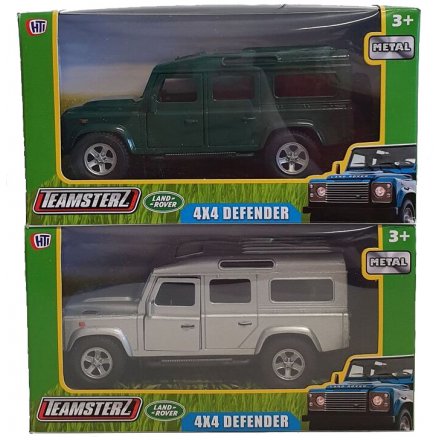  From the Teamsterz Range, this mix of 4x4 Landrover Defenders will make great little pocket money toys 