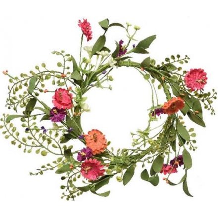 Artificial Flower Entwined Wreath 