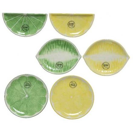 Lemons and Limes Platers, 6asst 