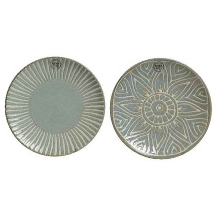 Patterned Dinner Plates, 2a