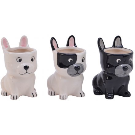 Sitting Doggy Planters 