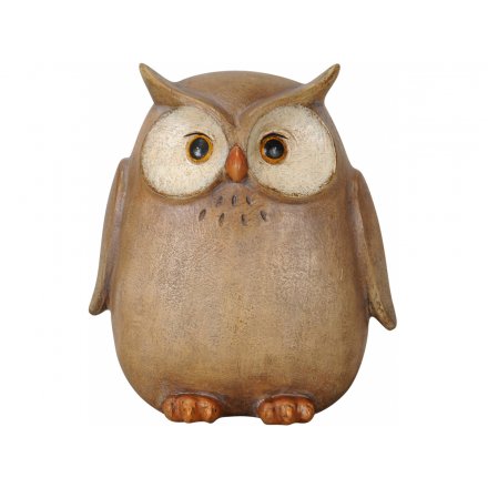 11.5 cm Rustic Owl Ornament