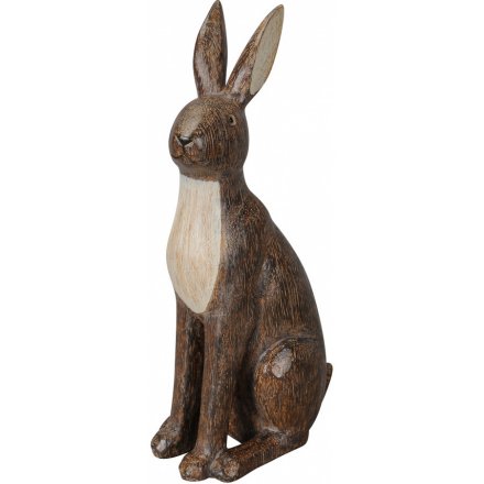 Wooden Hare 37.5 cm