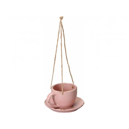 Teacup Planter, Pink