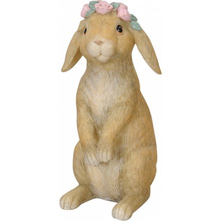 Bunny With Floral Crown