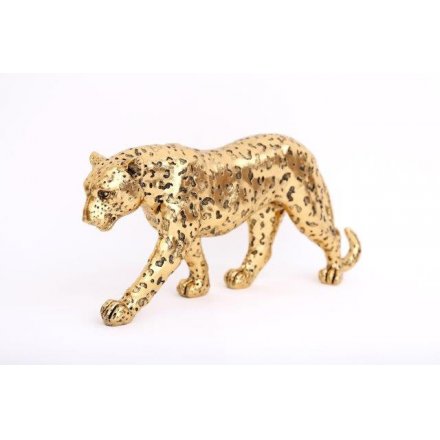 Gold Leopard Ornament, 41.5 cm