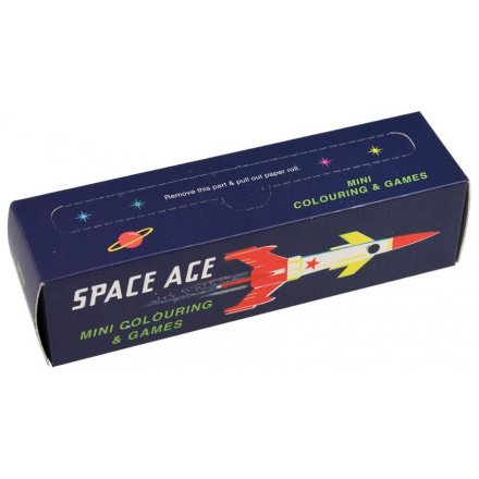 Space Age Colouring Pages   Filled with a range of fun colouring pages and games, this Space Age themed toy will be sure