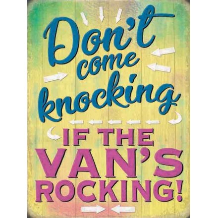 If The Vans Rocking Mini Metal Sign 