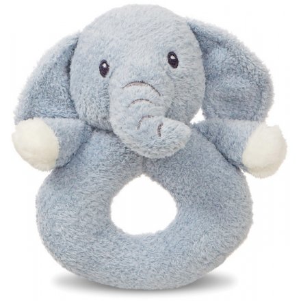  Part of a new range, this Elly Elephant Rattle Ring will be sure to make a snuggly companion for any little one