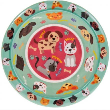 Children's Bowl, Cats and Dogs