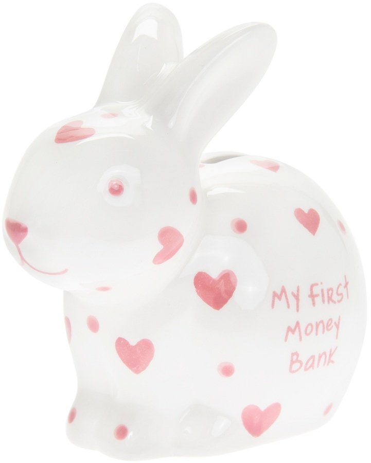 LP44788 / My First Bunny Money Box Pink 47761 Children & Baby