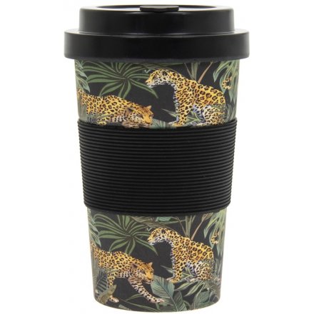 Jaguar Jungle Bamboo Travel Mug
