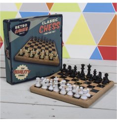 The Retro Games Chess Set is a great way to introduce your family to the joy of Chess