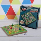 The Retro Games Snakes & Ladders set is a wonderful vintage edition of a traditional family favourite.