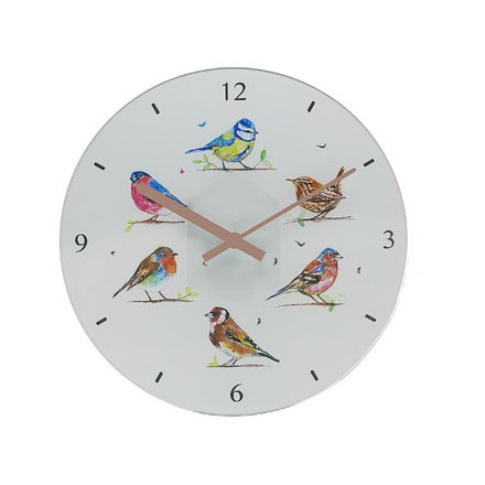 Birds Breeds Clock 