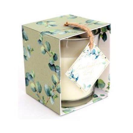 Eucalyptus Life Scented Candle, 10cm 