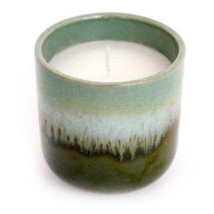 9.5 cm Porcelain Candle Pot Eucalyptus