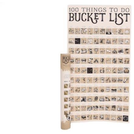 Retro Scratch Poster Bucket List