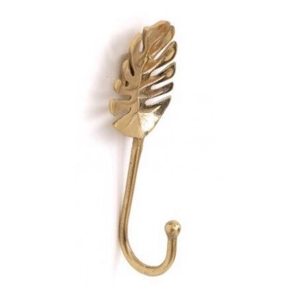 Gold Palm Leaf Hook 20cm