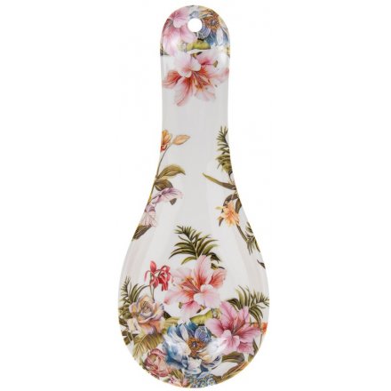 Lily Rose Printed Spoon Rest 