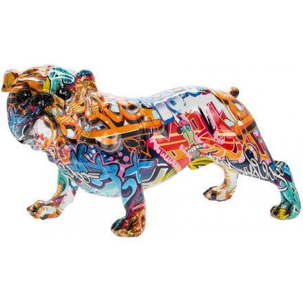 Street Art Bulldog - Large  