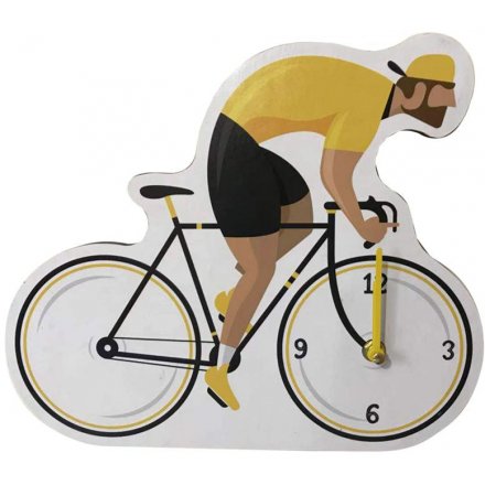 30 cm Cycle Works Wall Clock Bicycle