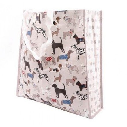 Dog Print Shopping Bag