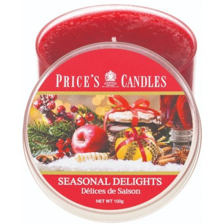 a  Warm and Spicy hinted Seasonal Delights candle tin is a must have in any home 