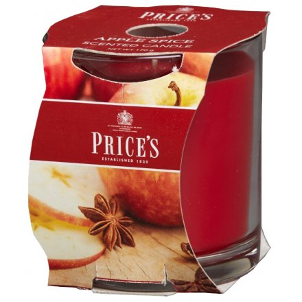 Prices Apple Spice Candle Cluster Jar 8.5 cm
