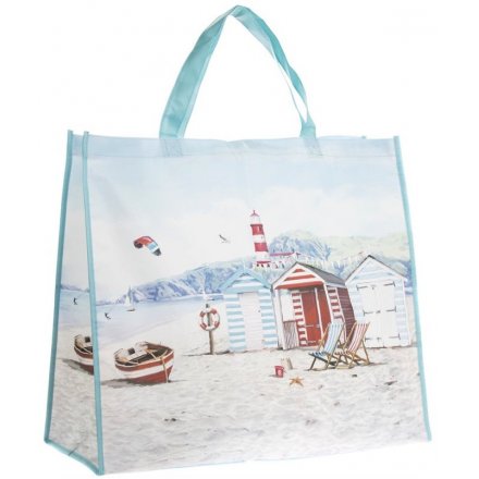 Sandy Bay Scene Beach Bag, 51cm 