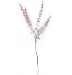  Perfect for placing around the home for a hint of colour, this tall Eucalyptus spray features a charming blush hue 