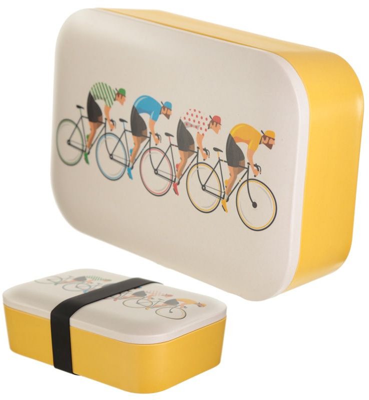 Yellow Bicycle Bamboo Bento Box | 48740 | Kitchen & Table / Lunch Bags ...