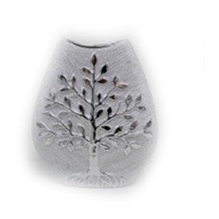 Silver Tree Vase, 20cm 