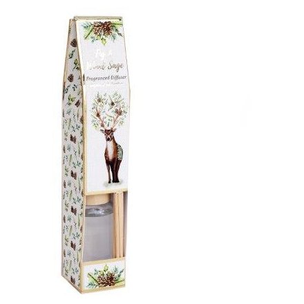Fig And Wood Sage Scented Reed Diffuser, 30ml 