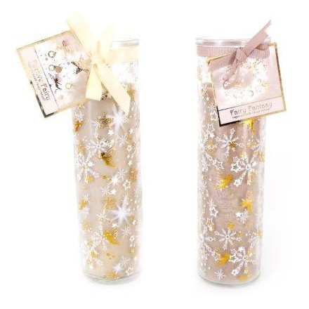 Golden Fairy Tube Candles, 20cm 