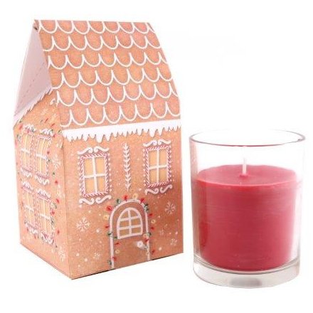 Gingerbread Fragranced Candle, 10cm 