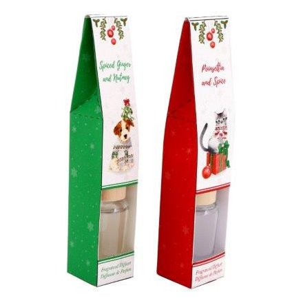 Christmas Pets Assorted Diffusers, 30ml  